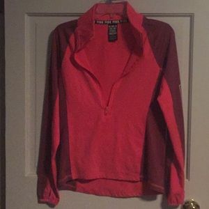 Victoria's Secret PINK quarter zip athletic top